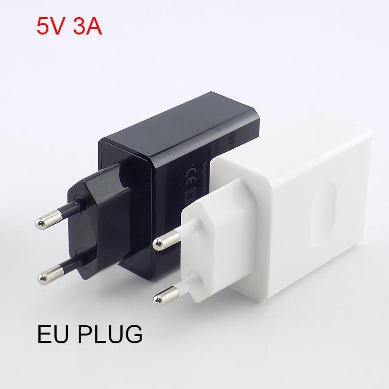 5V 1A 2A 3A Travel USB Adapter Phone Charger Power Supply Adapter Wall Desktop Charger Charging Power Bank EU/US Plug W28