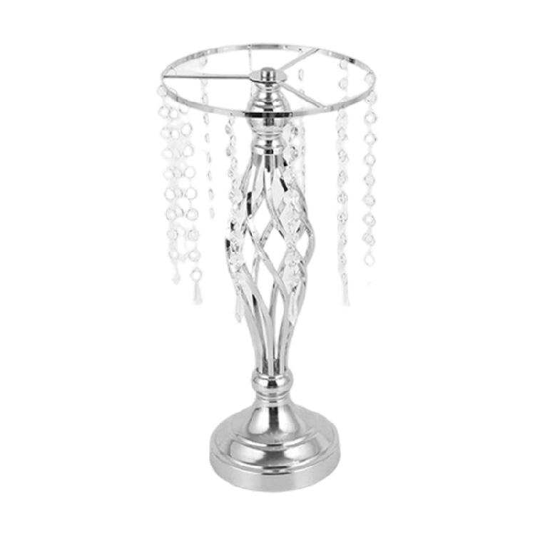 Elegant Metal Flower Arrangement Stand,Crystal Flower Stand Wedding Centerpieces for Table Decorations Metal Flower Vase 2