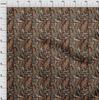 oneOone Cotton Flex Brown Fabric Leaves Quilting Supplies Print Sewing Fabric By The Yard 40 Inch