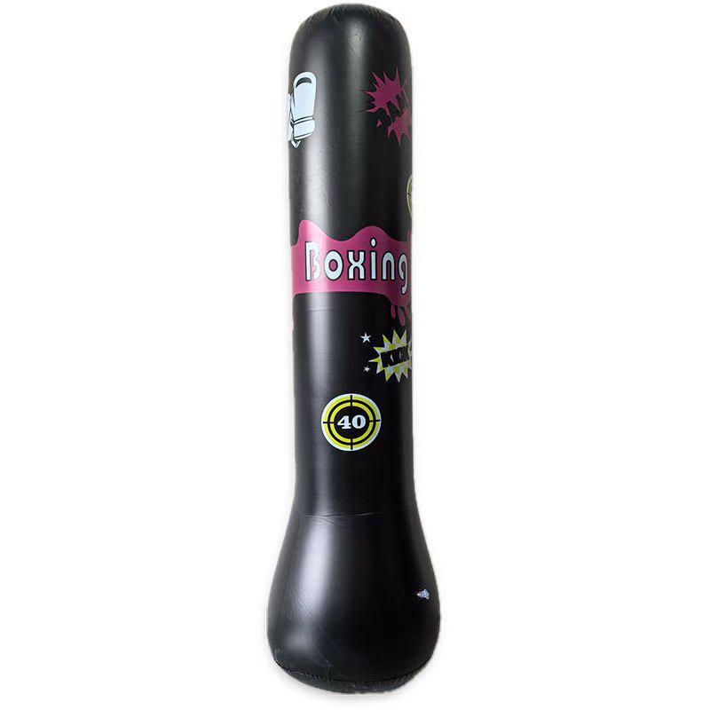 Children's Inflatable Punching Bag: Vertical Boxing Balloon for Home Training and Stress Relief.