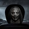 Anti-fouling Car Seat Protectors 2Pcs Ghost Face Headrest Covers, Halloween Horror Decorations, Easy Installation Sleeves Universal Fit Washable