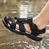 Men's Closed Toe Beach Sandals Durable Non-Slip Outdoor Footwear for Summer Lightweight All-match Mesh Casual Men Stylish Shoes