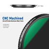 NEEWER 77mm Variable ND Filter CPL Multifunctional No HD Optical Nano 2-in-1 ND2–ND32 & Filter, 2-in-1, X-shaped unevenness, Glass, 30-layer Coating,