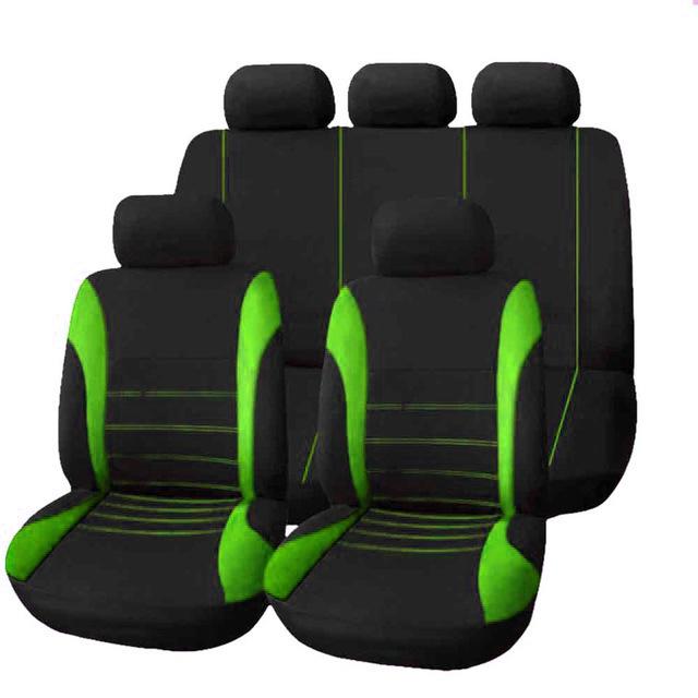 Universal Cross-Waist Fabric Car Seat Cover - All-Season Full Coverage for Export
