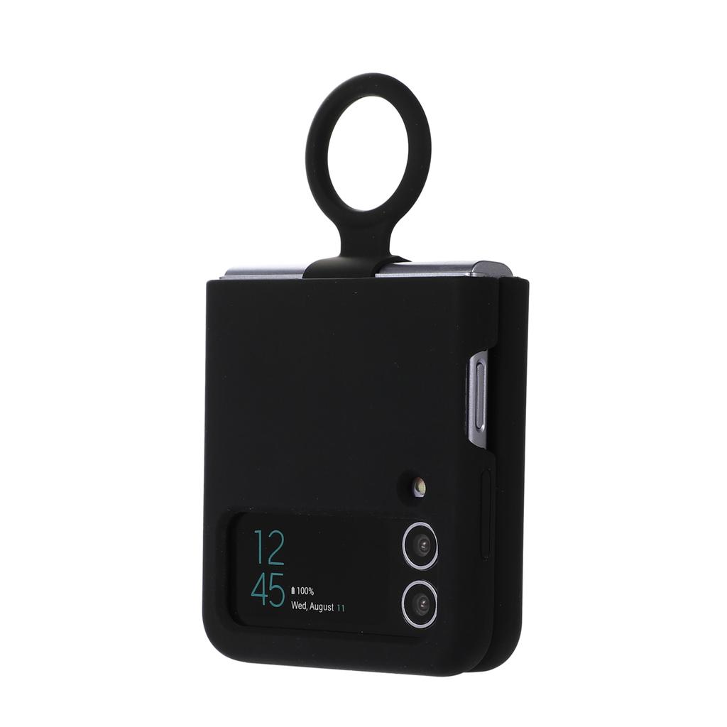 Anti-Fingerprint Shockproof Foldable Mobile Phone Case with Ring Holder for for Saumsung Galaxy Z Flip 3/4/5/6/7