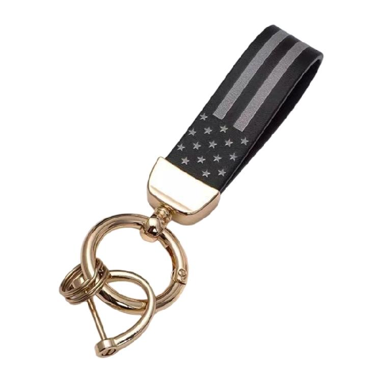 Car Keychain Key Holder Automotive Key Chains With National Symbol And Tarnish Resistant Finishing