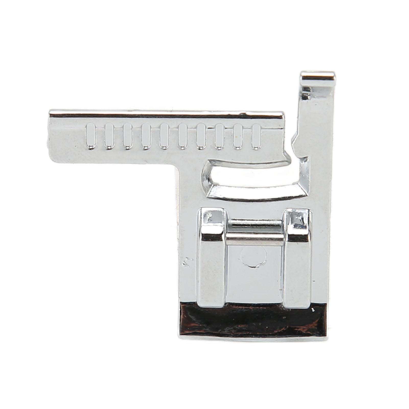 

Guide Presser Foot Adjustable Ruler Design 2mm Spacing Q235 Steel Sewing Hemming Foot for Household Electric Machine