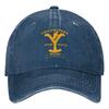 Yellowstones Dutton Ranch Baseball Cap Vintage Logo Running Hippie Trucker Hat Unisex Teens Casual Sunshade Baseball Caps