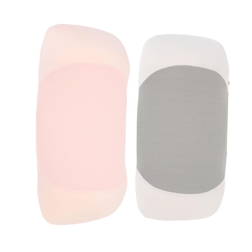 Oreiller de Soutien Lombaire pour Dormir Ergonomique Mousse à Mémoire Housse Amovible Oreiller pour le Bas du Dos pour Lit