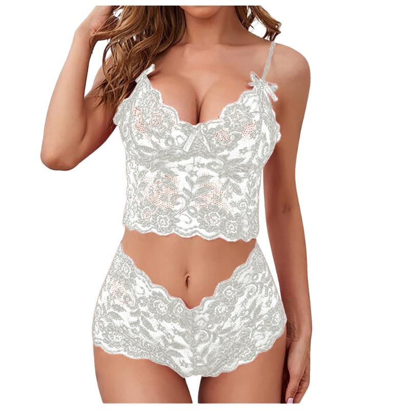 New sex underwear sexy perspective lace suspender adjustment chest wrap three-point