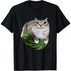 Arbuz Kot Głupi Kot Mem T-Shirt Zabawny T-Shirt z Nadrukiem Arbuzowym to Stylowy Unisexowy Top zarówno dla Mężczyzn, jak i Kobiet