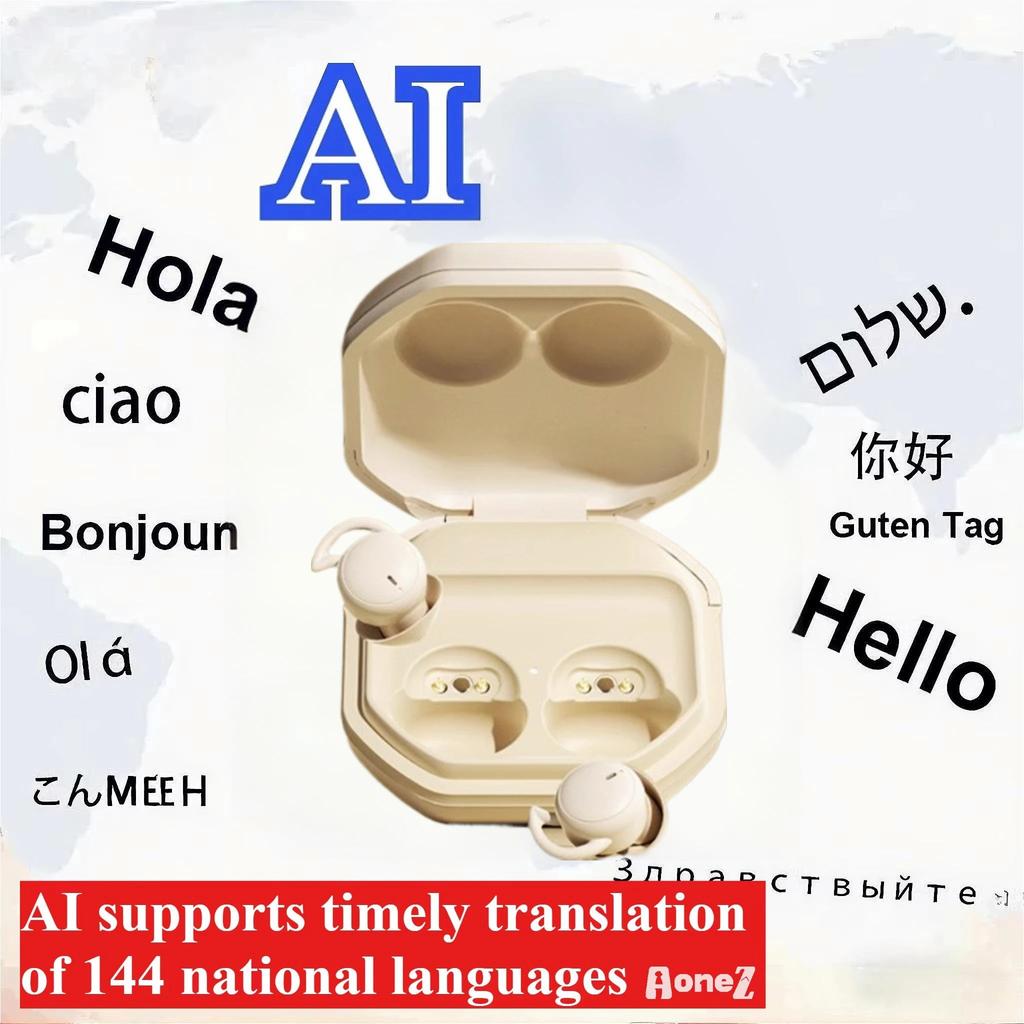Avanserte AI Komfortable Soveørepropper Mini Størrelse Trådløs Bluetooth Usynlig Støyblokkering for Sidesovere Hjemme