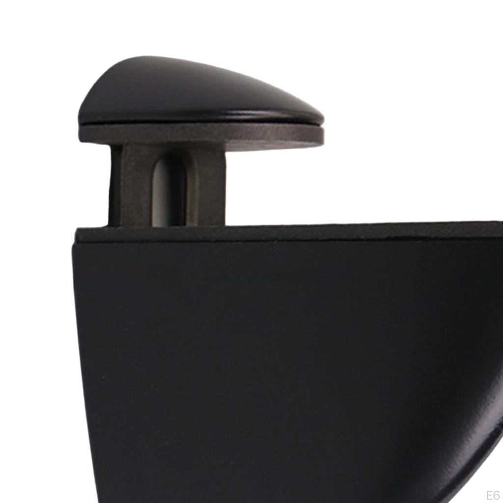 Glass Shelf Bracket Holder Support Easy To Install Clamp Wall Mounted for Office