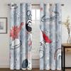 Space Astronauts Planet Cartoon High Shading Drapes Graffiti Colorful Kids 3D Room Darkening Window Drape for The Living Room New Styling