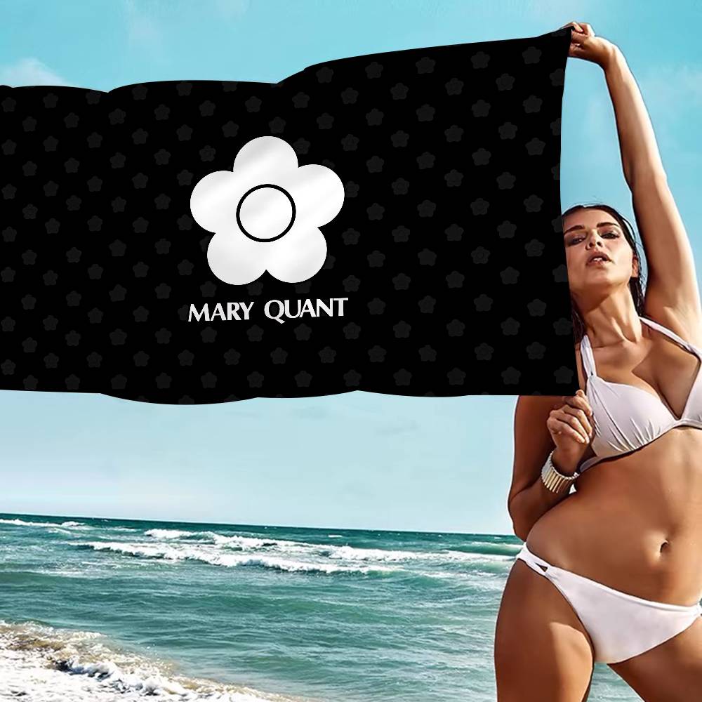 Fashion Logo Q-Quant M-Mary Anime Beach Swimming Towel Soft Absorbent Washcloth Children's Gifts For Kids Travel Camping Gym