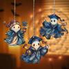 Ghost-Themed Pendant Sun Catcher Art Peaceful Atmosphere Sunlight Reflection Ornament Home Garden Decor