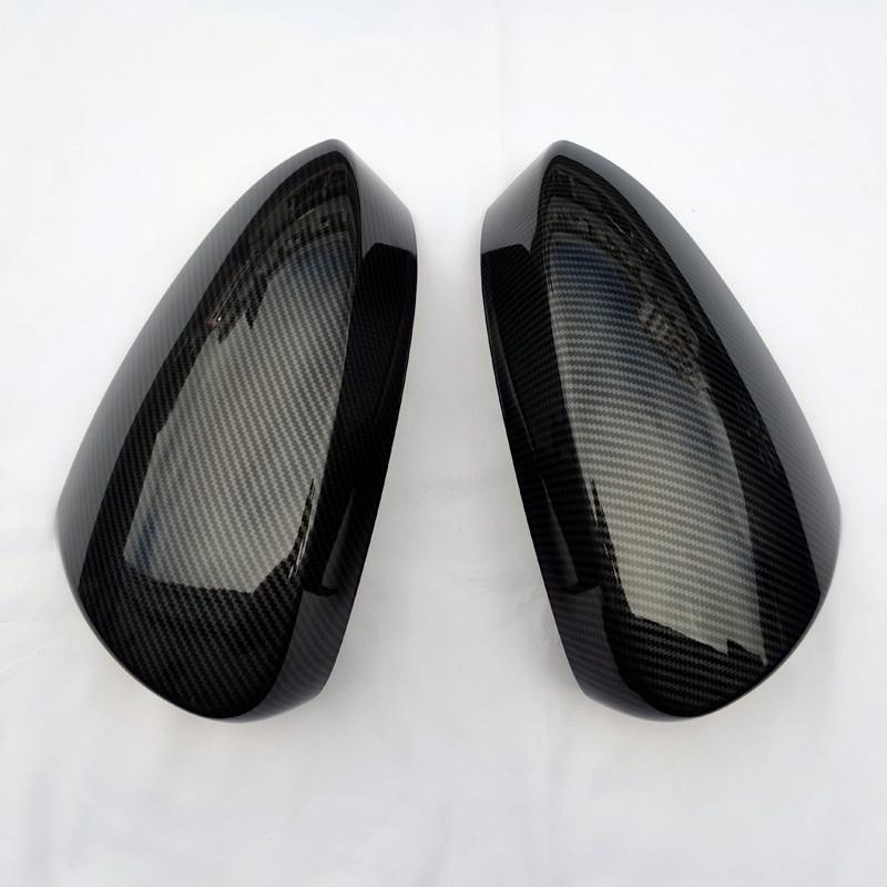 For Indonesian Version Raize   ABS Carbon Side Rear View Mirror Cover Caps Shell Rearview Mirrors Frame Trims Styling