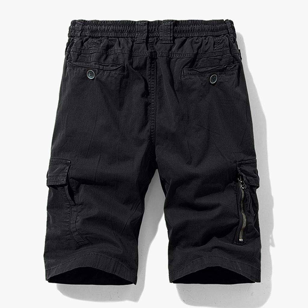 Men's Trendy   Versatile  Five-pocket Pants  Workwear Shorts  Outdoor Sports