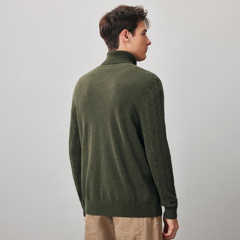 Men's Komom Boka High-Neck 100% Cashmere Cable Knit Sweater