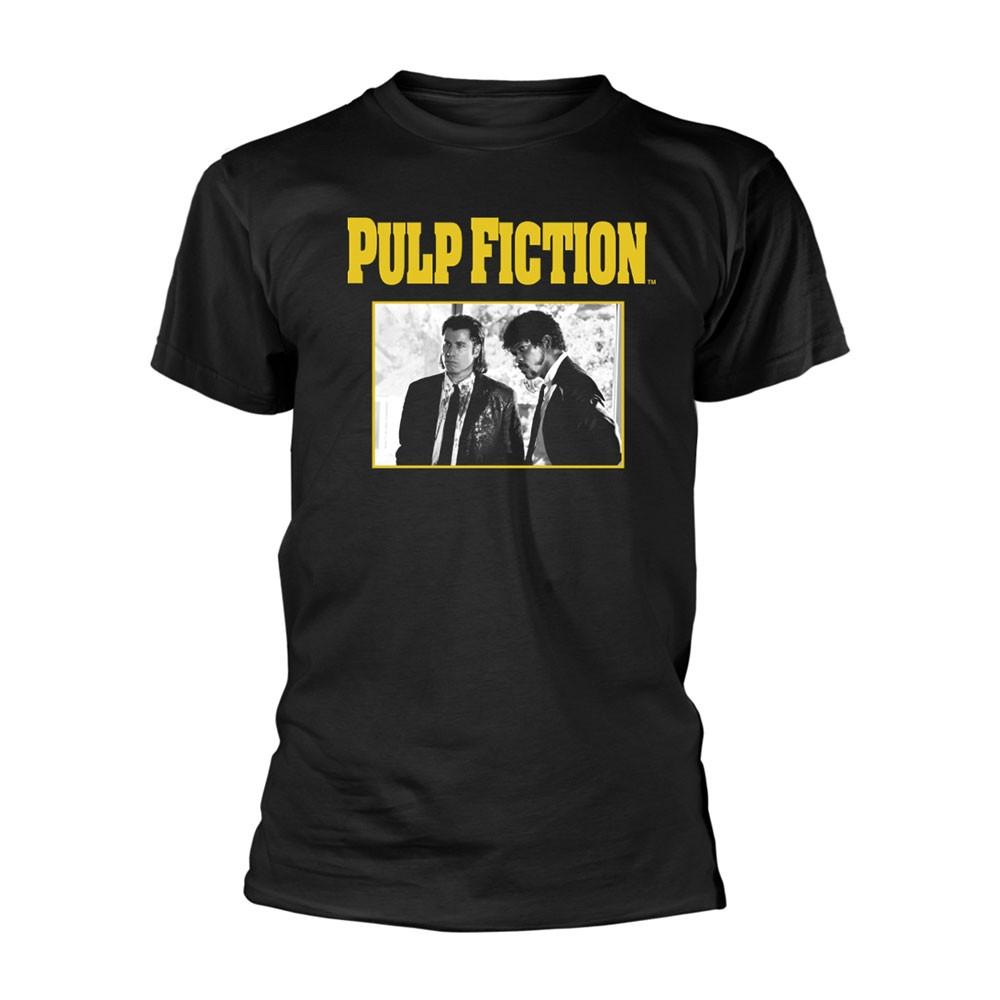 

movie Pulp Fiction graphics 100%cotton unisex shirt 2026 Summer New O-neck Men s Y2k Short Sleeve Retro fashion Tshirt fan gi... S разноцветный