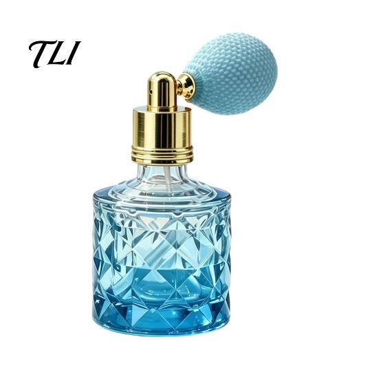 Dekorative nachfüllbare Flasche 10ML Vintage Airbag Parfümflasche, Tragbares Duftglas Leerer Zerstäuber Spray für Reisen Aromatherapieöl