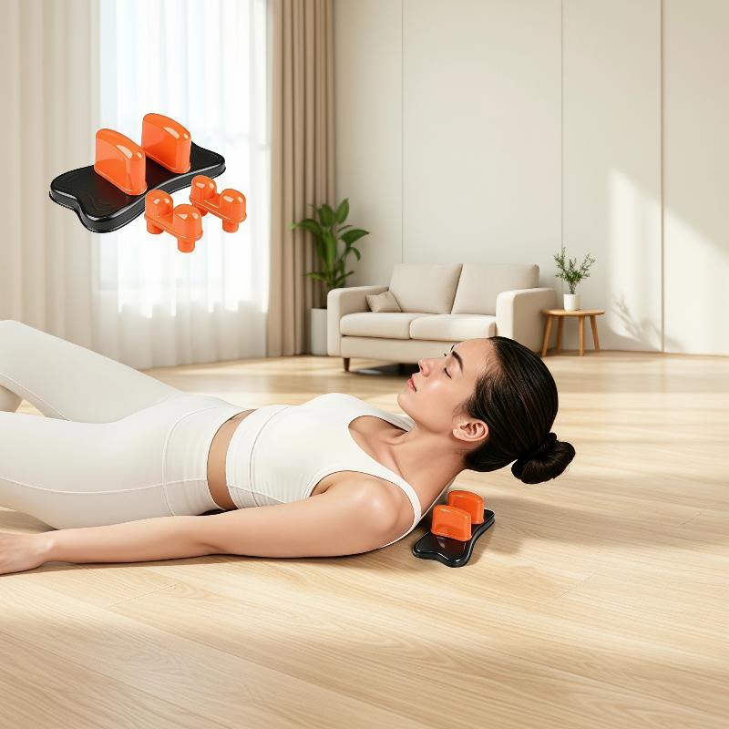 2 In 1 Cervical Neck/Waist Massager With Detachable Massage Nodes Deep Muscle Tension Relief For Home Office Daily Relaxation