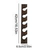 Solid Wood Wooden Hat Hanger Space-Saving Wall Mounted Hat Rack Baseball Cap Organizer  Household