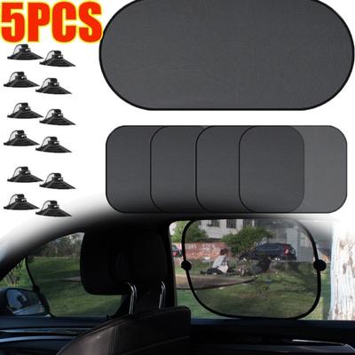 Car Mesh Sunshade Universal Windshield Folding Sunshade UV Protection Automotive Window Heat Insulation Sunshade Accessories