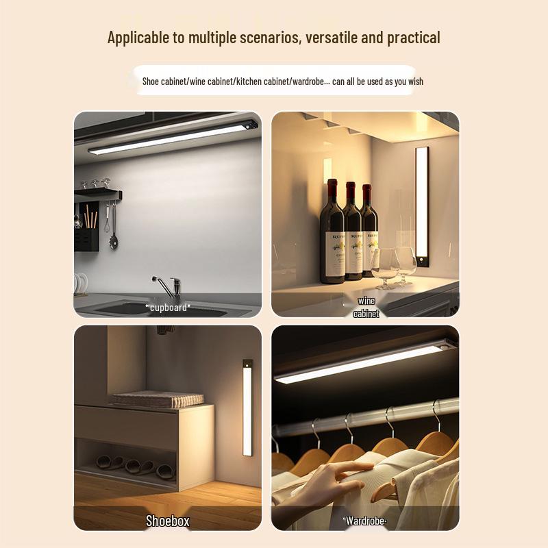 LED Motion Sensor Night Light with Magnetic Suction for Wine Cabinet or Wardrobe