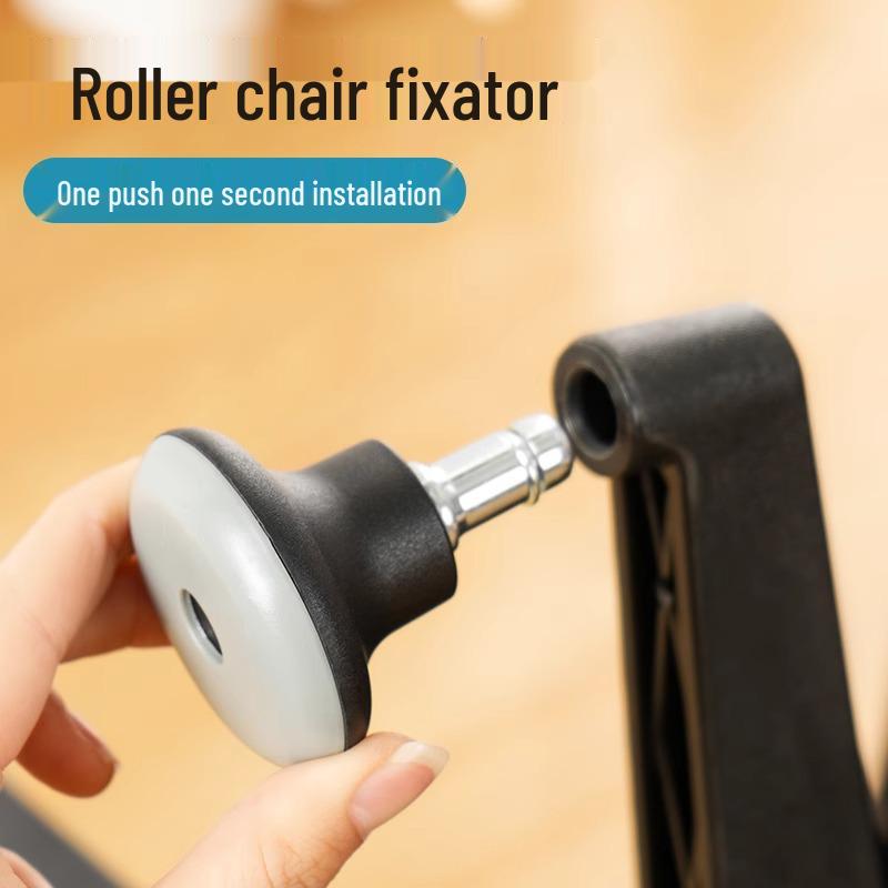 Office Chair Caster Fixator: Anti-Slip Pad & Roller Fixing Tool