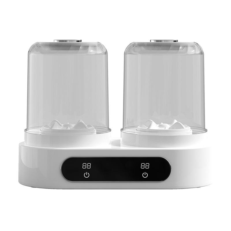 

Mini Twin-tub Washing Machine with Blue Light Sterilization, Separate Washing for Underwear and Socks, Wireless Charging, Small Laundry Cup 1500mAh белый