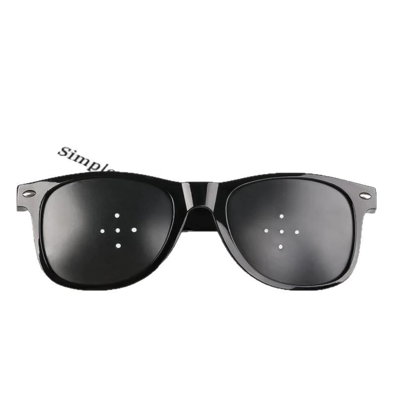 Unisex Myopia & Astigmatism Protective Glasses - Three Pairs with Multiple Hole Options, Free Shipping