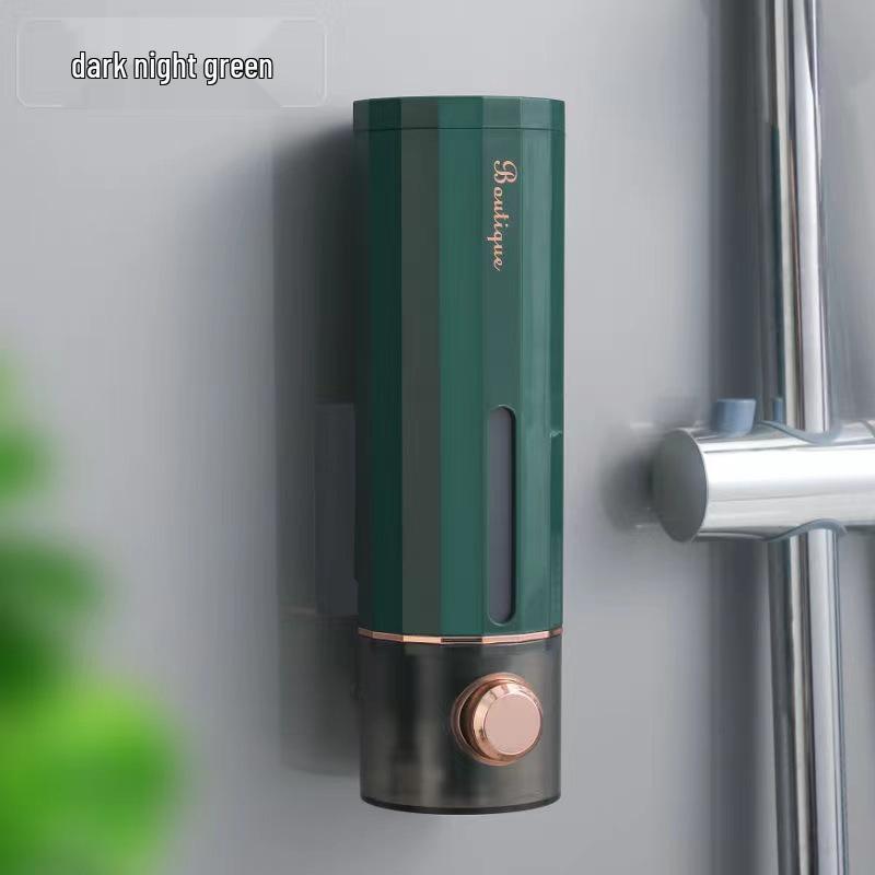 Punch-Free Wall-Mounted Bathroom Dispenser for Soap, Hand Sanitizer & Shampoo
