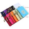 10pcs Chinese Color Linen Cotton Drawstring Bag Small Gift Jewelry Packaging Storage Pocket Reusable Pouch Decoration