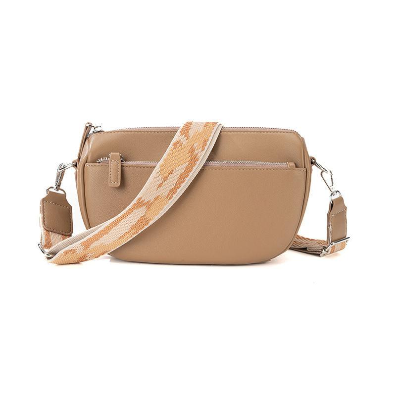 Women Fashion Shoulder Bags Artificial Leather Phone Bag Classic Design Crossbody Messenger Bag Zipper Purse