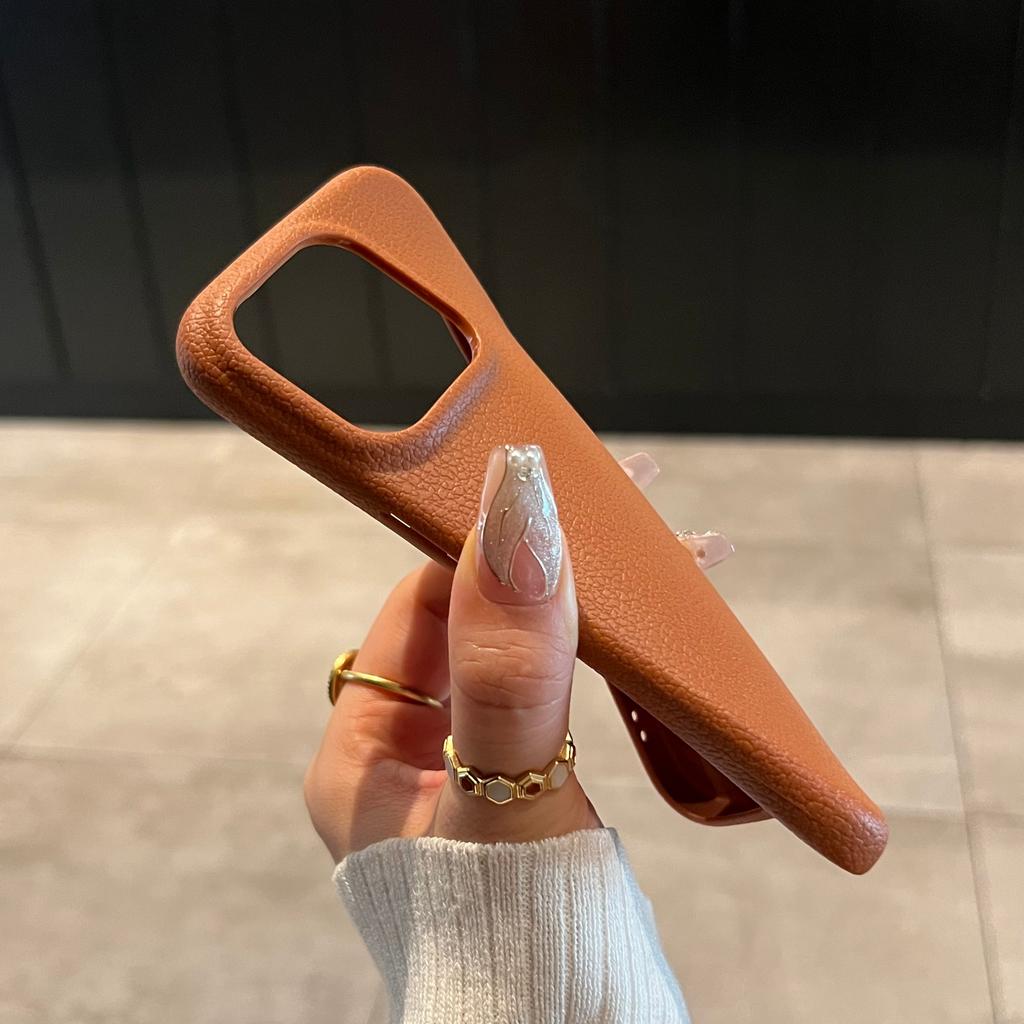 Luxus Matte Leder Handyhülle Für iPhone 16 15 14 Plus 13 12 11 Pro Max XR XS Linsenschutz Stoßfest Silikon Weiche Abdeckung