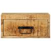 Wall Mounted Nightstand Rough Mango Wood