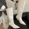 2025 New Summer Pointed Thin High Heel Tall Tube Thin Fashion Martin Women's Boots Knight Women's Knight Long Women's Boots