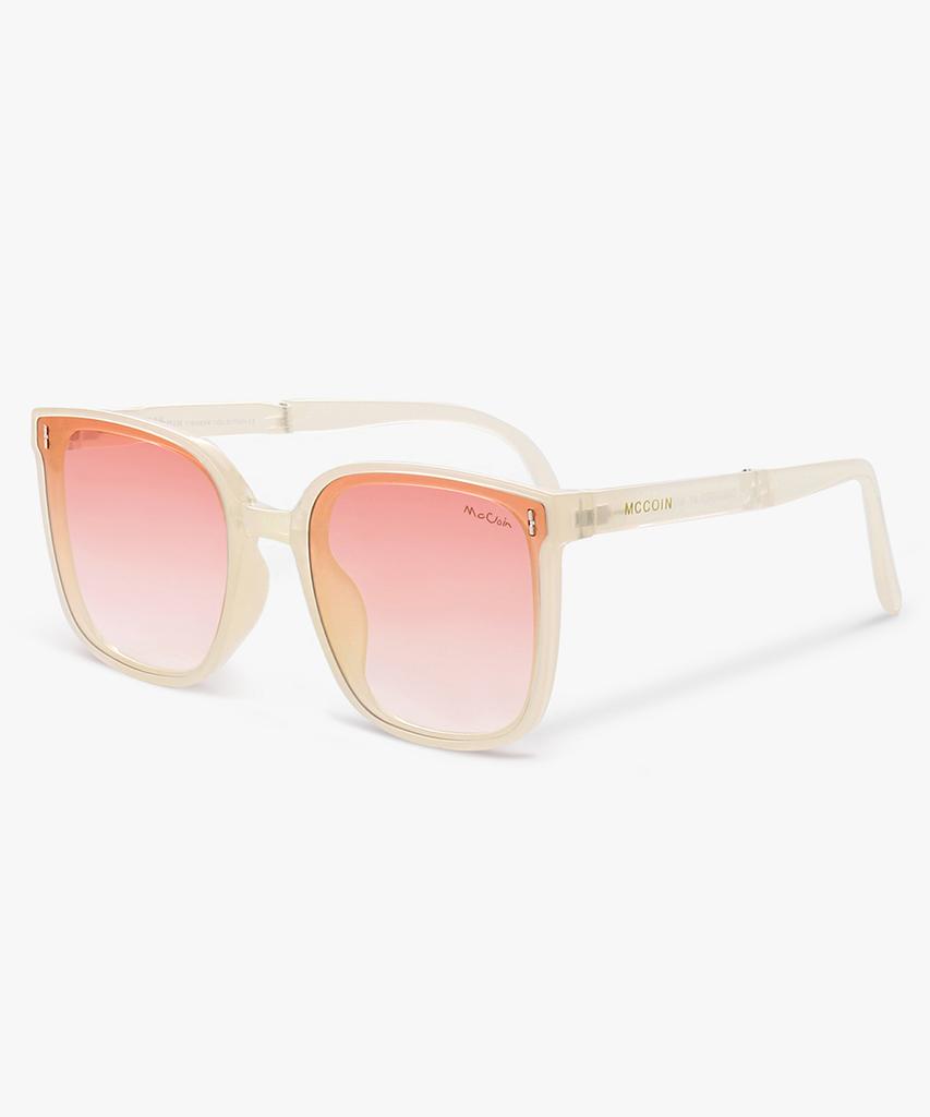 Maegkoin Ten 04 Pink Ten Folding Sunglasses (Pink)