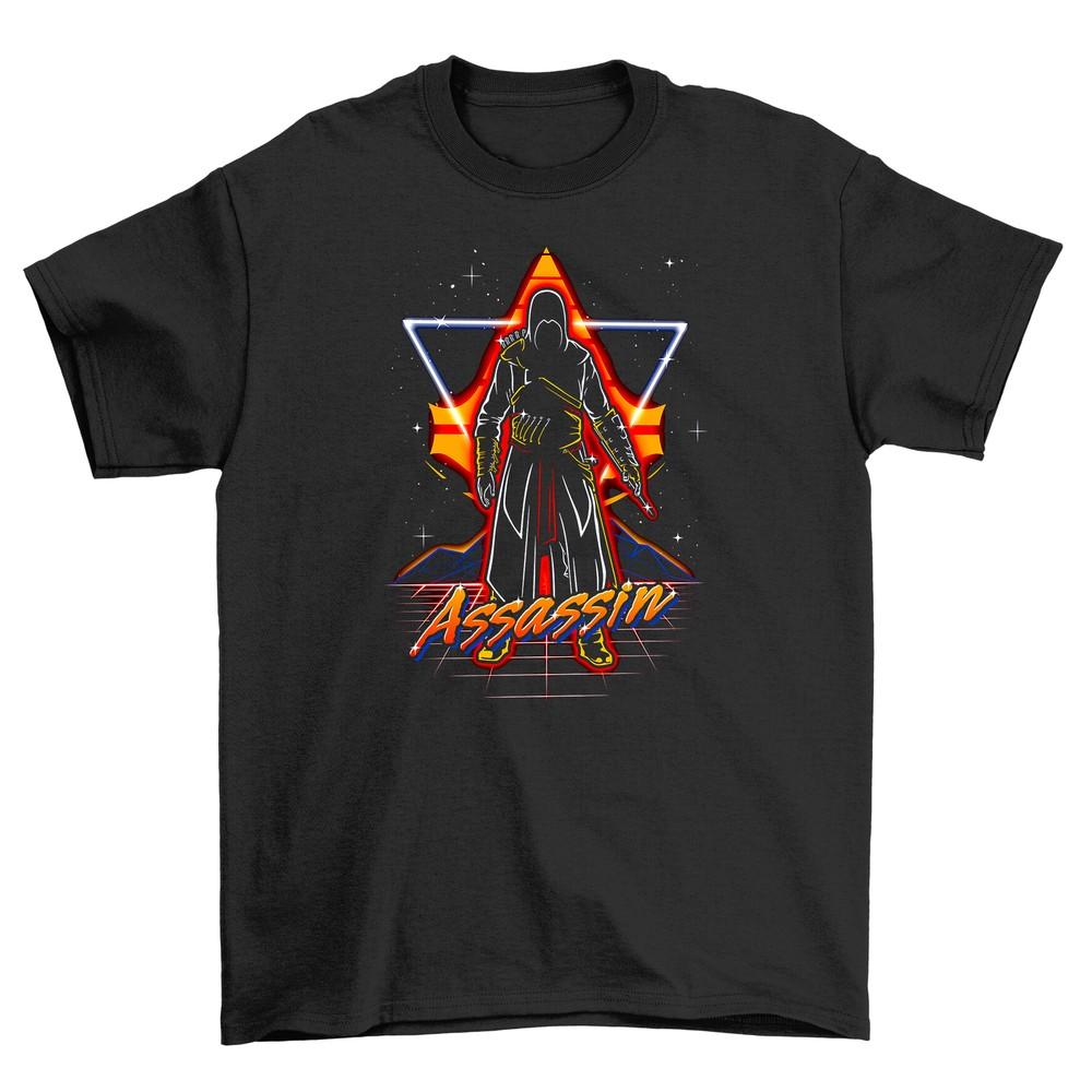 Retro Assassin Tee: Slice of Nostalgia! 100% Cotton Funny t-shirt, Unisex Design