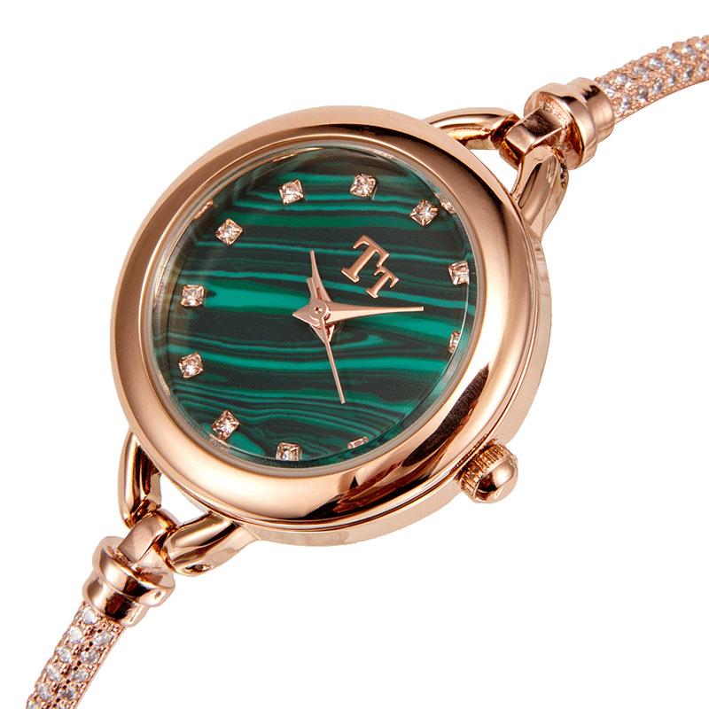 Fashion Trend Diamond Fritillary Small Delicate Small Dial Temperament Waterproof Bracelet Watch Women