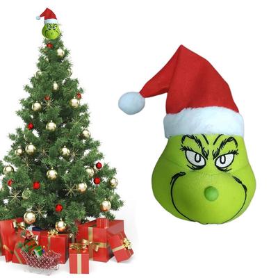Green Hair Monster Christmas Tree Decorations Xmas Tree Ornament Lovely Christmas Plush Toy