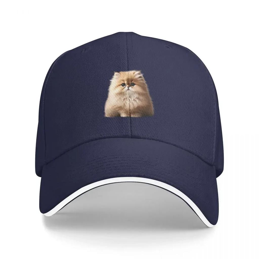 New Persian Kitten Baseball Cap Military Man Sun Caps Vintage S Women Mens