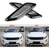 Car Exterior Outlet Wing Trim Grille Side Scoop Hood Cover Exterior Hood Air Vent Outlet Wing Trim Cover Intake Scoop Turbo Bonnet Vent Decor for