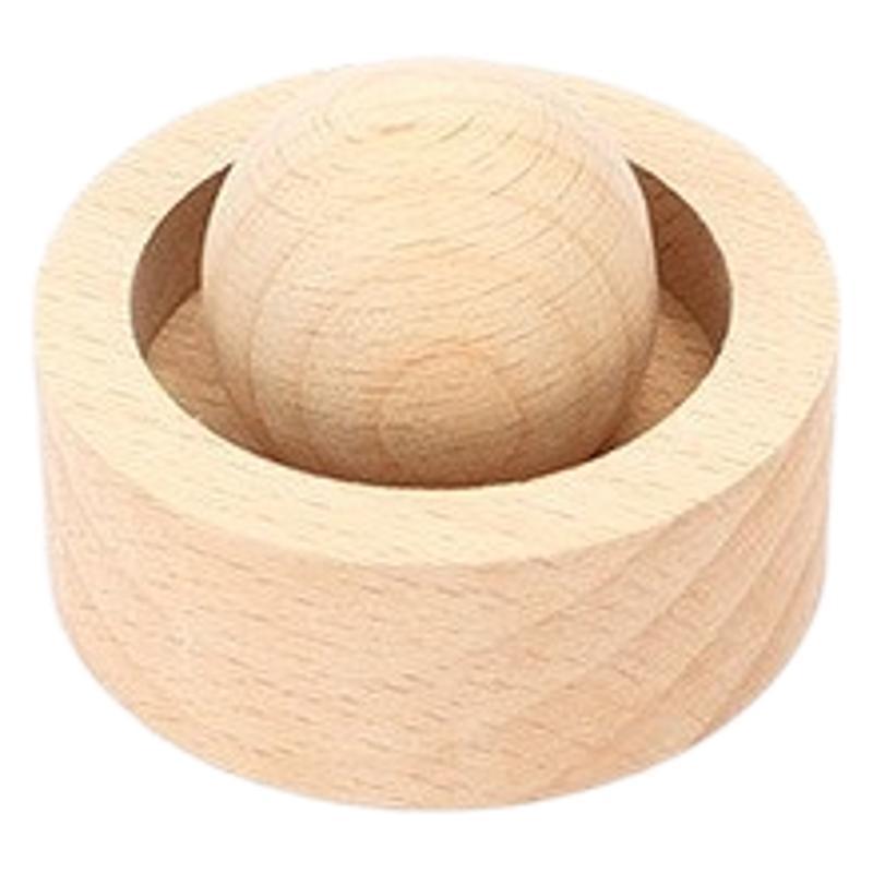 

Round Ball Diffuser Wood, Car Horizontal Simple Round Black Walnut Essential Oil Aromatherapy Ornament Living Room Decoration