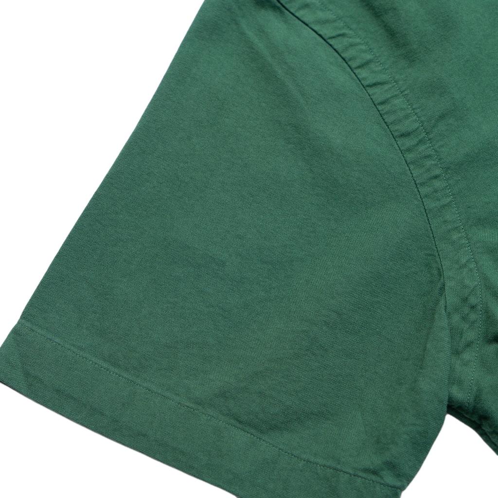 Polo Ralph Lauren SS24 Pony Logo Embroidered Cotton Washed Short Sleeve Shirt Men shirts Green 710755879-002