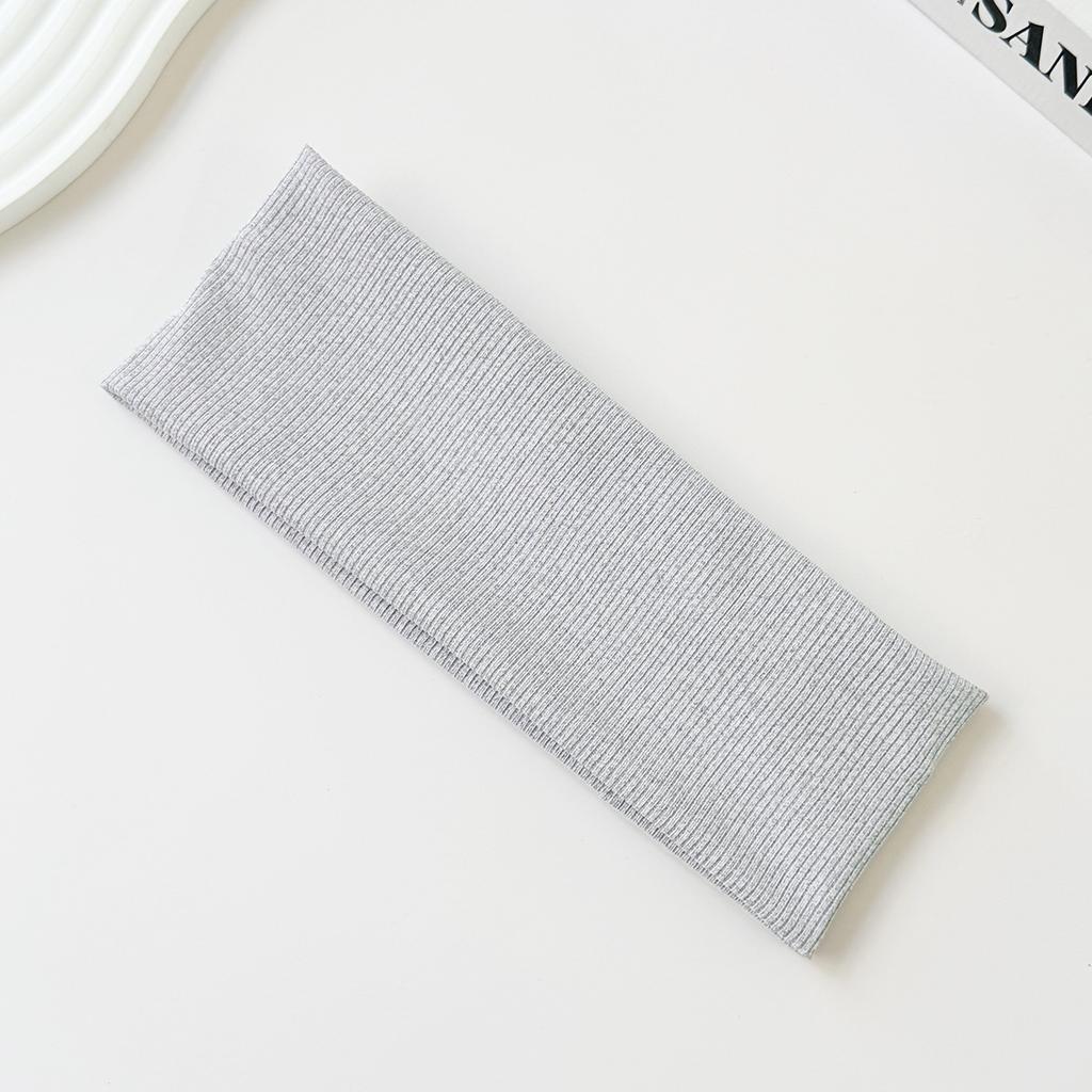 Threaded Hair Band Sports Yoga Sweat-absorbent Wide Headscarf Hair Band Female Joker Elastic Solid Color Headband Headdress