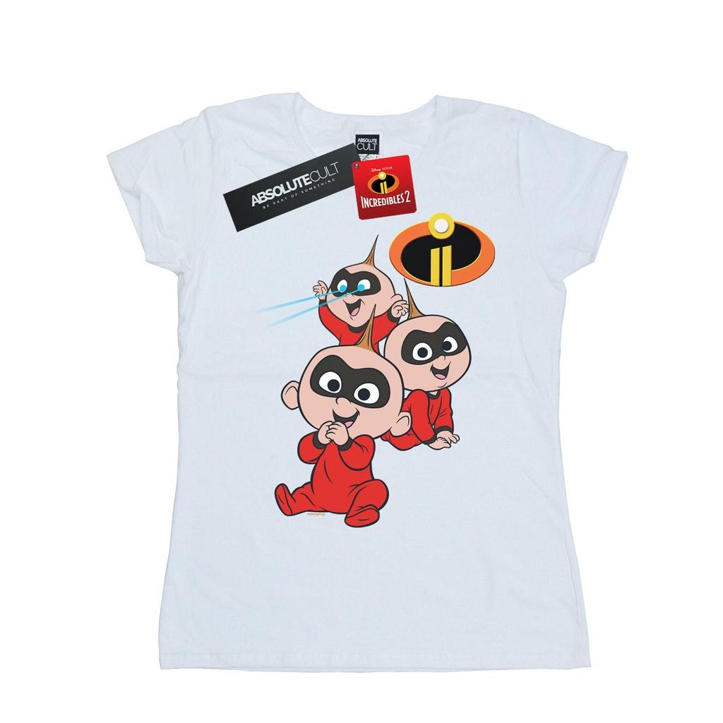 Disney Womens/Ladies The Incredibles Jak Jak Cotton T-Shirt