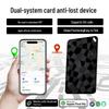 Dual System Wallet Tracker: Anti-Lost Card Holder with Apple & Google Authentication and Global Positioning