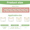 WADORN Strawberry Table Runner, 13x72 Inch Buffalo Plaid Check Fruit Kitchen Dining Table Decoration Spring Summer Seasonal Farmhouse Table Runners